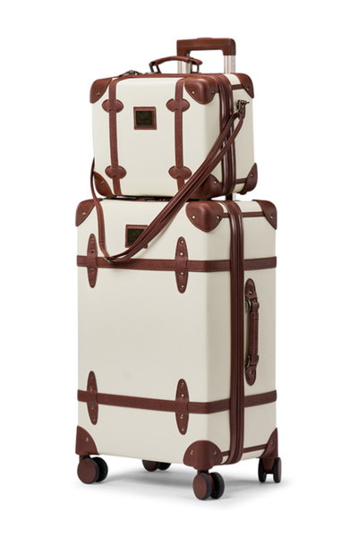 Limra LMA-7056 Artificial Leather Luggage Set, 4 Sizes, 4 Wheels, 360 Degree Rotating - Beige Brown product image 3