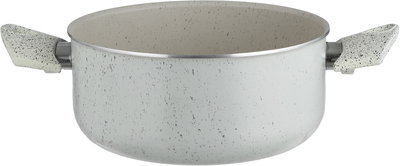 طقم قدور جرانيت السيف بلص، 7 قطع، غطاء زجاج - كريمي أسود product image 9