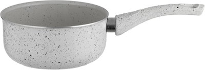 طقم قدور جرانيت السيف بلص، 7 قطع، غطاء زجاج - كريمي أسود product image 14