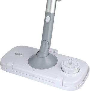 مكنسة وممسحة عمودية ويننج ستار، 65x35.1x11.6 سم، 400 مل، 1500 واط، تعمل بالبخار، ملحقات متعددة، QXJ-1621 - أبيض product image 2