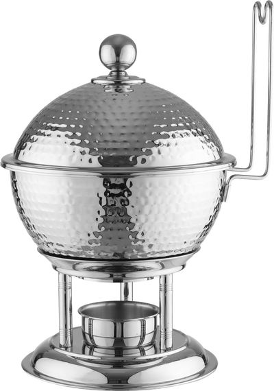 سخان طعام توليب استيل السيف غاليري، 4 لتر، غطاء منقوش - فضي product image 2