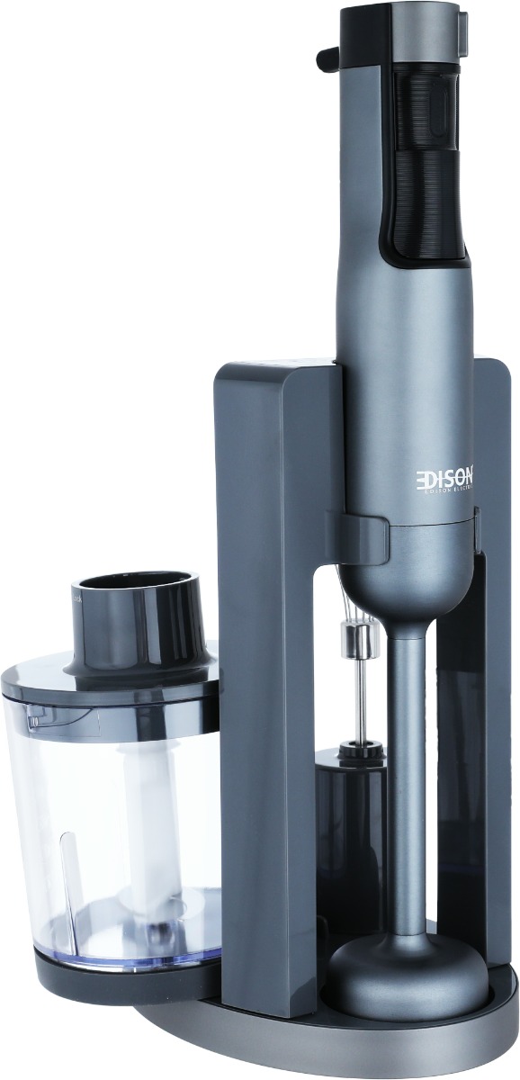 Edison CM-6002/G Electric Hand Blender Set, 1000W, 500ml, 9 Speeds, 3 Pieces, Base - Gray product image 2