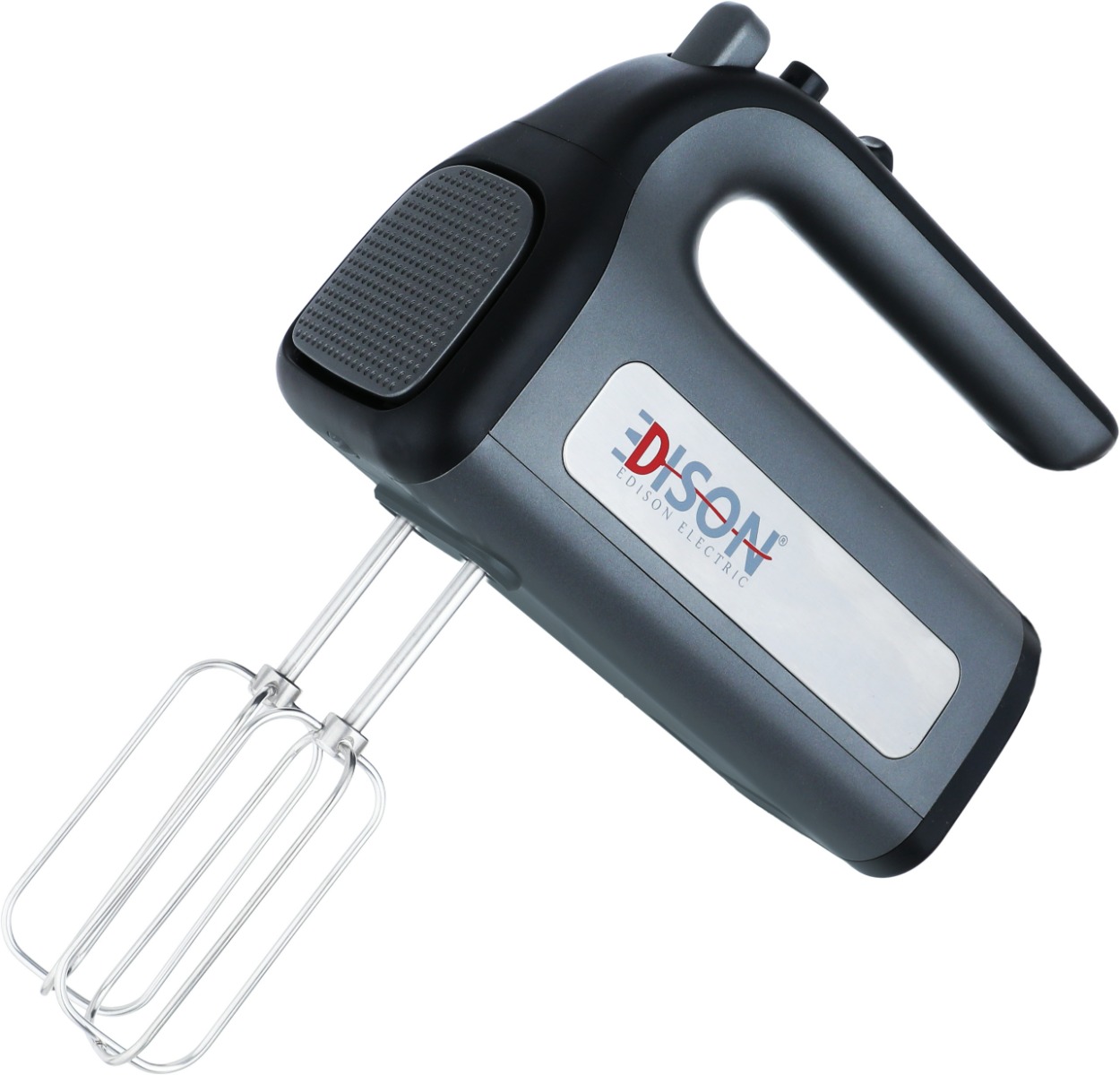 Edison CM-2003 Electric Hand Mixer, 500 Watt, 5 Speeds, Turbo, 4 Pieces - Silver Gray product image 2