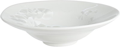 زبدية بورسلان السيف غاليري، دائري، منقوش، 19.5x19.5x5 سم - ابيض product image 2