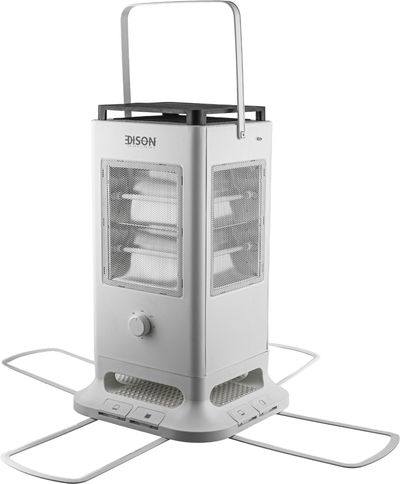 دفاية كهربائية 3×1 إديسون، 2000 واط، 5 أوجه، QT-200F - ابيض product image 3