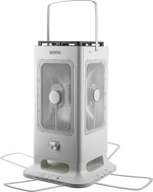 دفاية كهربائية 3×1 إديسون، 3000 واط، 5 أوجه، QT-280G - ابيض product image 2