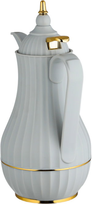 ترمس تميم 7 السيف غاليري، 0.35 لتر، حافظة داخلية زجاج - رمادي فاتح product image 2