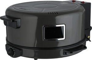 خبازة كهربائية إديسون، قرص تحكم، 40 سم، 2200 واط، بفتحتين، ZS-306BHD-S2 - رمادي product image 2