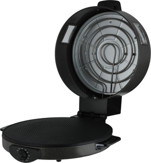 خبازة كهربائية إديسون، 2200 واط، 40 سم، قرص تحكم - رمادي product image 2