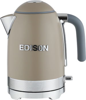 غلاية كهربائية إديسون، 1850-2200 واط، 1.7 لتر، يد رمادي، EKS17328/KA - كابتشينو product image