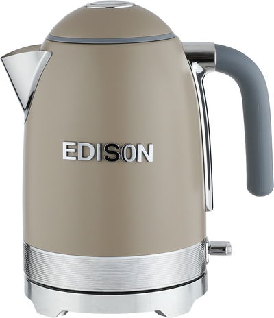 غلاية كهربائية إديسون، 1850-2200 واط، 1.7 لتر، يد رمادي، EKS17328/KA - كابتشينو product image 1