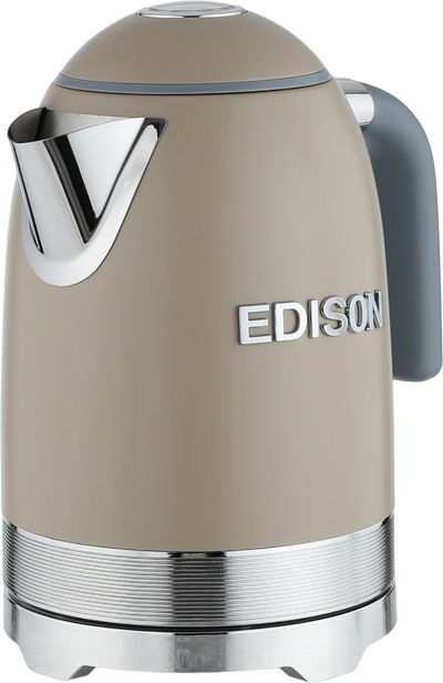 غلاية كهربائية إديسون، 1850-2200 واط، 1.7 لتر، يد رمادي، EKS17328/KA - كابتشينو product image 4