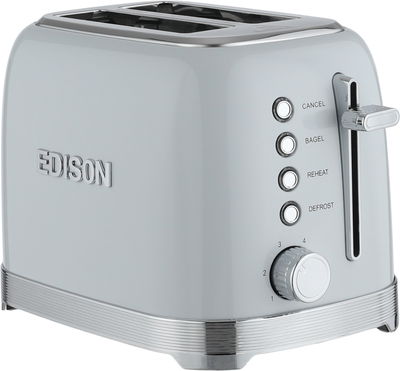 حماصة خبز إديسون، 750-850 واط، شريحتين، 6 مستويات تحميص، TS212/GR - رمادي product image 2