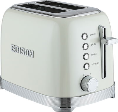 حماصة خبز إديسون، 750-850 واط، شريحتين، 6 مستويات تحميص، TS212/BE - بيج product image 2