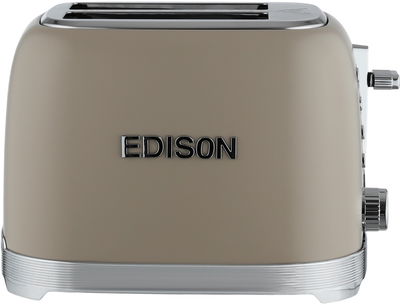 Edison Ts212/Ka Stainless Steel Toaster, 750-850W, 2 Slices, 6 Toast Levels - Cappuccino product image 1