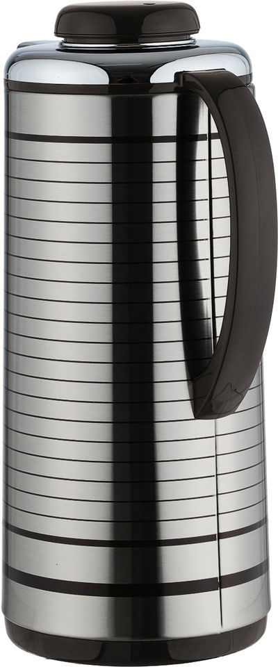 Al Saif Plus Kawasaki Thermos, 1.3 Liter, Glass Interior - Dark Brown Silver product image 3
