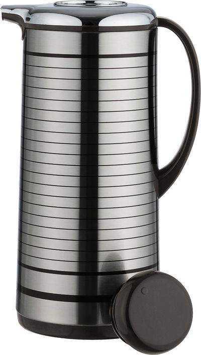 Al Saif Plus Kawasaki Thermos, 1.6 Liter, Glass Interior - Dark Brown Silver product image 2