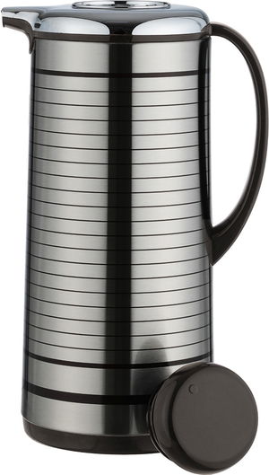 Al Saif Plus Kawasaki Thermos, 1.9 Liters, Glass Interior - Dark Brown Silver product image 2