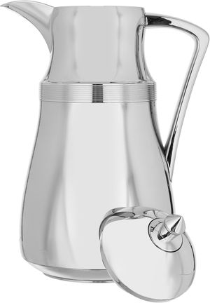 طقم ترامس نجد السيف غاليري، 1 لتر، حافظة داخلية زجاج حراري، 2 قطعة - فضي لامع product image 7