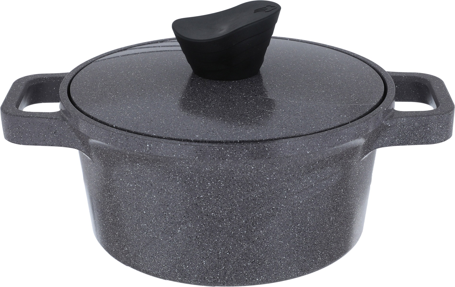 طقم قدور جرانيت تورنادو، 9 قطع - رمادي product image 5