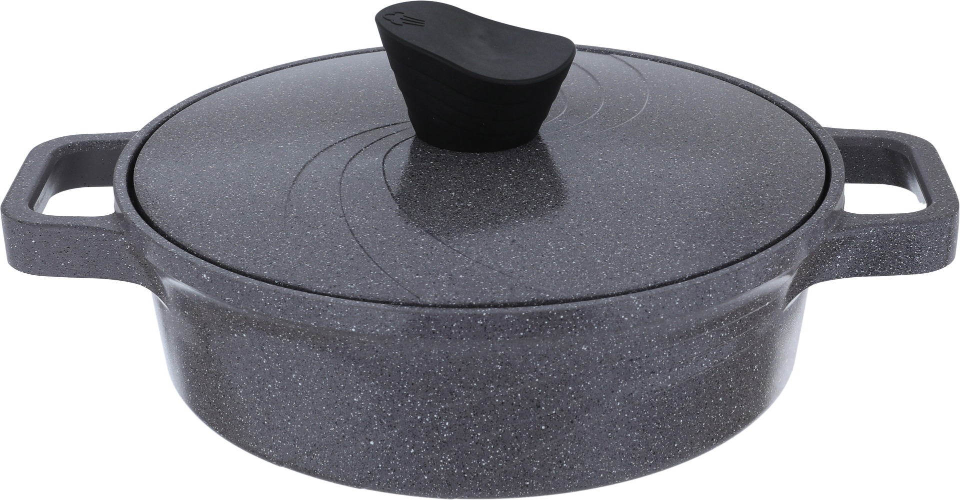 طقم قدور جرانيت تورنادو، 9 قطع - رمادي product image 4