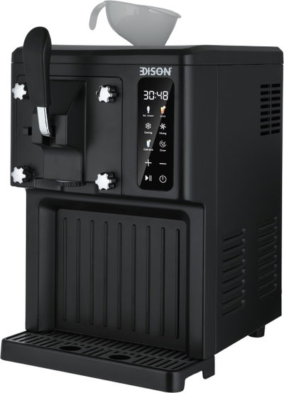 صانعة ايس كريم كهربائية إديسون، 250 واط، 1.5 لتر، ICE-1589D2 - اسود product image 2