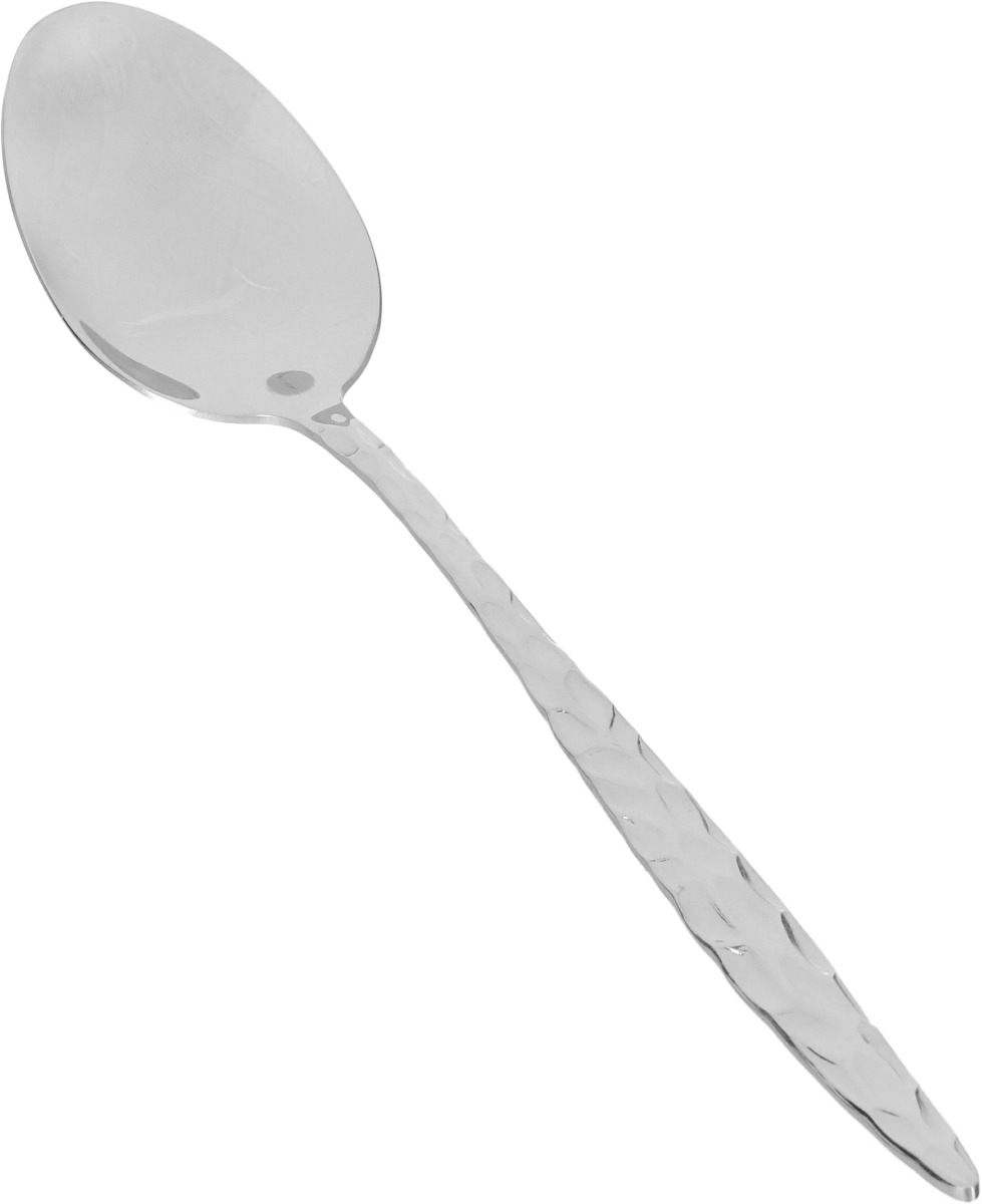 ملاعق شاي استيل السيف غاليري، نقش مربعات، 6 قطع - فضي product image 2
