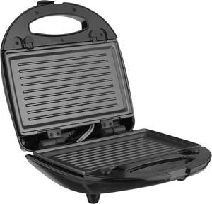 Edison Sandwich And Waffle Maker, 700 Watt, 2×1 - Black product image 2