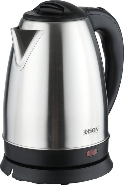 غلاية كهربائية اديسون، 1.7 لتر، 1500/1800 واط، KES4149-GS - فضي اسود product image 4