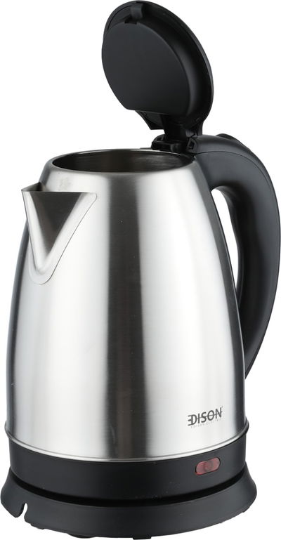 غلاية كهربائية اديسون، 1.7 لتر، 1500/1800 واط، KES4149-GS - فضي اسود product image 2