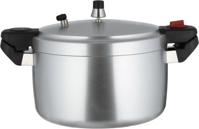 Ben Aluminum Pressure Cooker, 7 Liters, 26 cm - Matte Silver product image 2