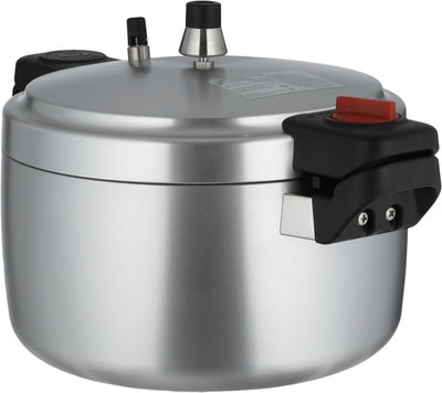 Ben Aluminum Pressure Cooker, 5 Liters, 23 cm - Matte Silver product image 4