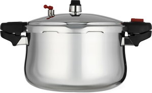 Ben Aluminum pressure cooker, 11 liters, 30 cm - Matte silver product image 2