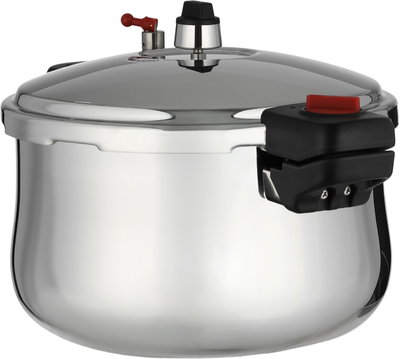 Ben Aluminum pressure cooker, 11 liters, 30 cm - Matte silver product image 3