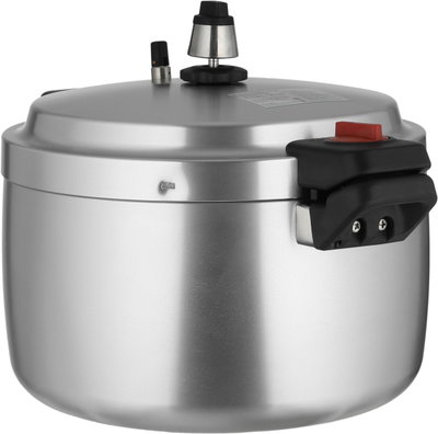 Ben Aluminum Pressure Cooker, 9 Liters, 28 cm - Matte Silver product image 3