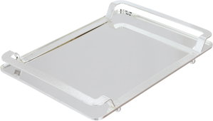 طوفرية استيل السيف غاليري، 32.5×23.5×3.3 سم، مستطيل، بيد، صغير - فضي product image