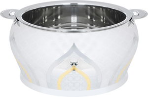 حافظة طعام استيل السيف غاليري بشرى، 7.5 لتر - فضي product image 2