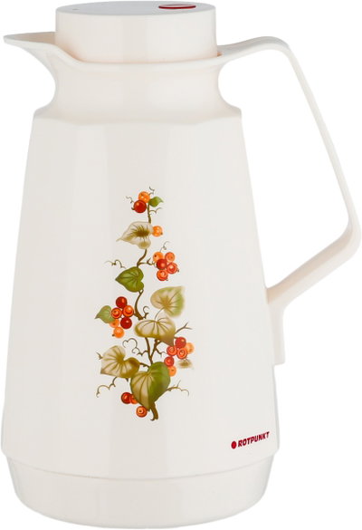 Rotpunkt Thermos, 1L, Glass Inner Liner, Plastic Outer Body - Cream product image 3