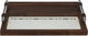 Al Saif Gallery Acrylic Wood Tray Set, 2 Pieces, Clearhandle, Rectangular - Dark Off White Wood product image 2