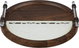 Al Saif Gallery Acrylic Wood Tray Set, 2 Pieces, Clearhandle, Islamic Pattern - Dark Off White Wood product image 3
