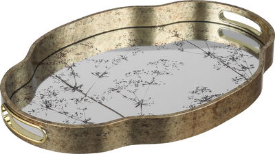 طقم طوفريات خشب السيف غاليري، قطعتين، مشجر - ذهبي بني product image 3