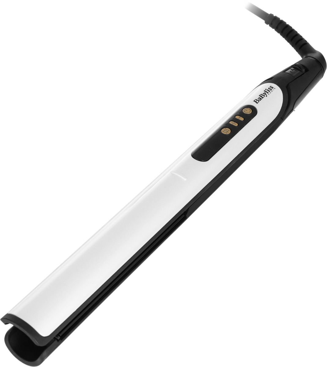 جهاز تمليس وتجعيد الشعر سيراميك بيبي ليس، 6 درجات حرارة، ST455SD - اسود فضي product image 3