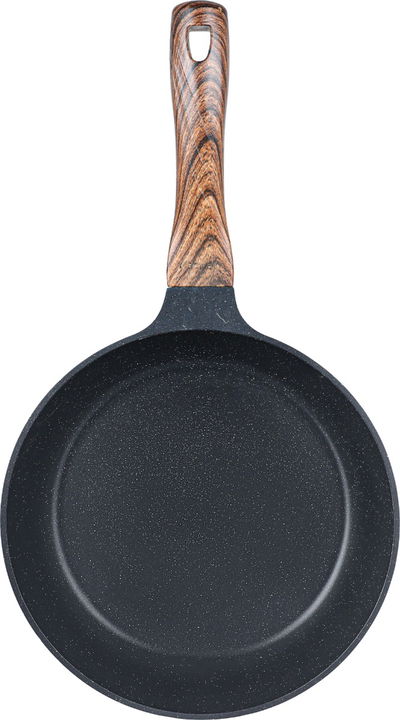 طقم قدور جرانيت تيتانيوم نيوكلاين، 16 قطعة، مقبض خشب - اسود بنفسجي product image 5