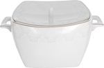 Dania Porcelain Dinner Set, 77 Pieces, Square, Gold-White Edges product image 2