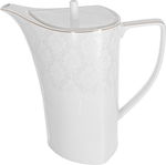 Dania Porcelain Dinner Set, 77 Pieces, Square, Gold-White Edges product image 5