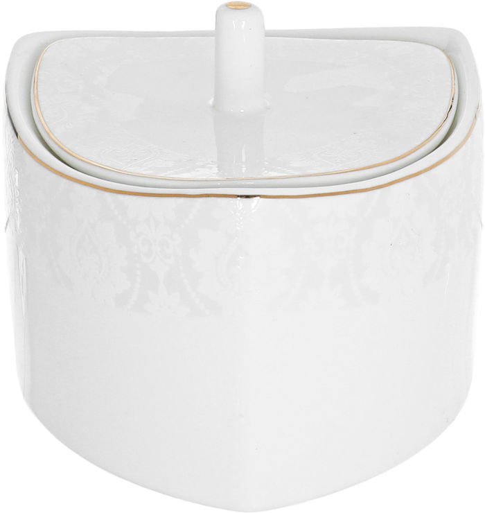Dania Porcelain Dinner Set, 77 Pieces, Square, Gold-White Edges product image 11