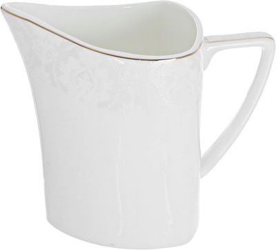 طقم سفرة بورسلان دانيا، 77 قطعة، مربع، حواف ذهبي - أبيض product image 7