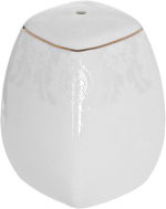 Dania Porcelain Dinner Set, 77 Pieces, Square, Gold-White Edges product image 3