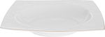 Dania Porcelain Dinner Set, 77 Pieces, Square, Gold-White Edges product image 10