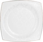 Dania Porcelain Dinner Set, 77 Pieces, Square, Gold-White Edges product image 13
